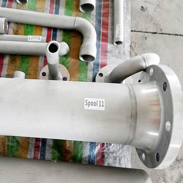 Tubería de acero inoxidable con brida